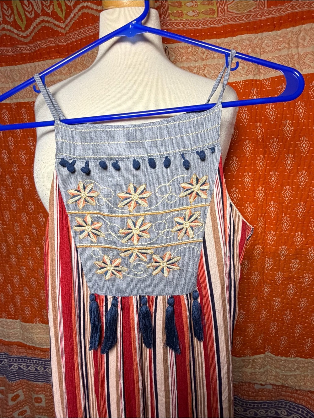 Anthropologie THML Embroidered Dress size S - Picture 3 of 4